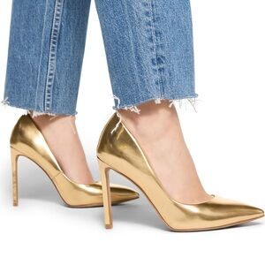 ALDO Metallic Gold Lala Stiletto Pump